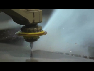 Что будет если разрезать сталь с помощью воды