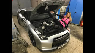 Ремонт автомобилей - Наш Nissan GT-R круче Гордея и Гурама! Только пока не едет. Лиса Рулит. Елена Лисовская